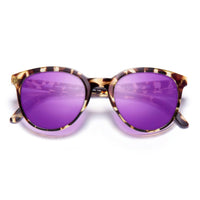 Sunski Women's Makani Round Sunglasses in tortoise flash gold - women's accessory - view 5