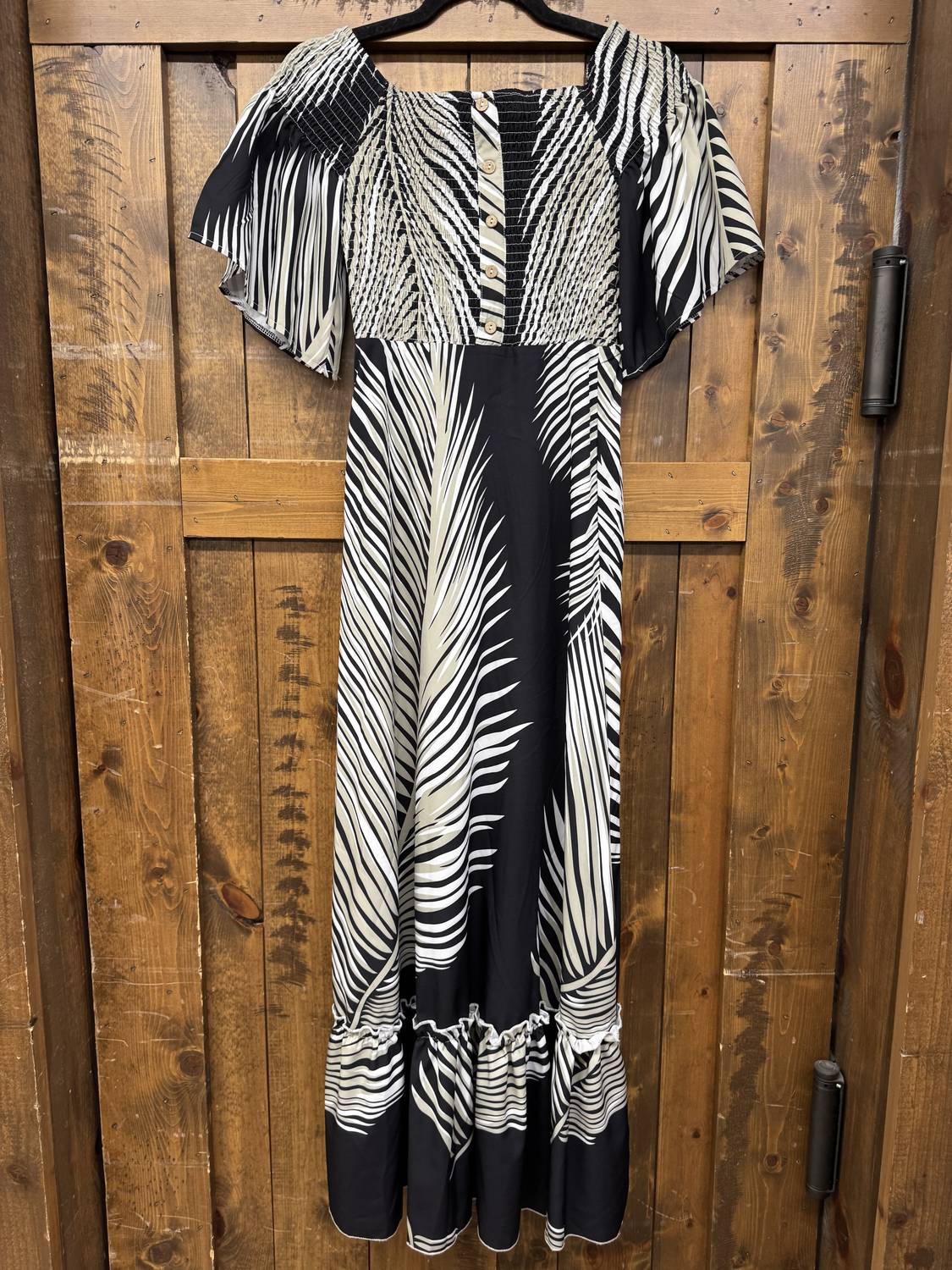 Coco + Carmen - Women's Palm Print Maxi Dress