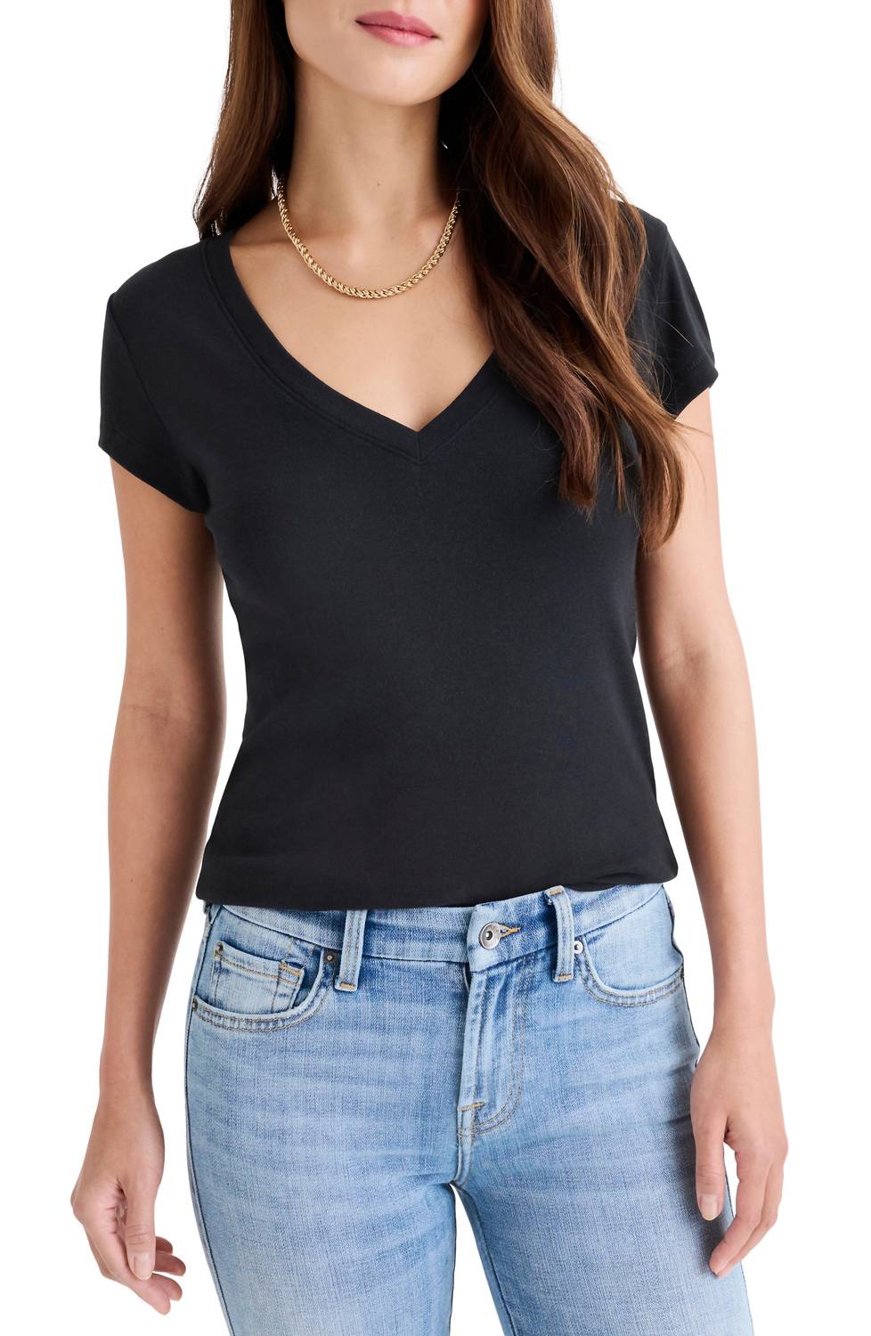 Splendid - Faye V-neck Tee