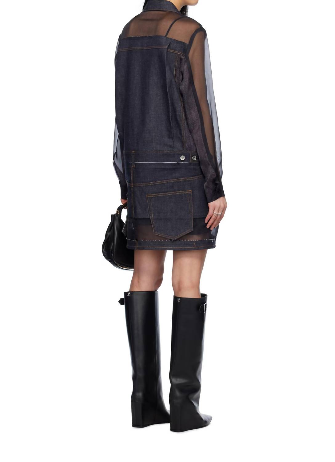 Sacai - Denim Mix Dress