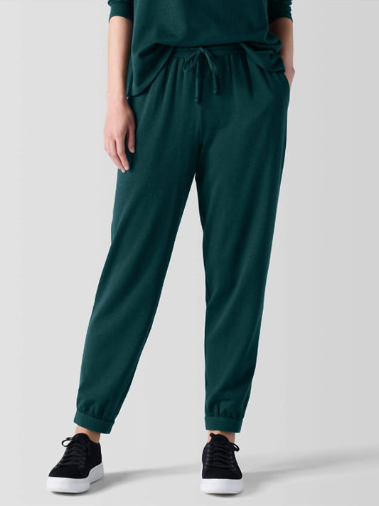 Eileen Fisher - Cozy Brushed Terry Hug Track Jogger Pant
