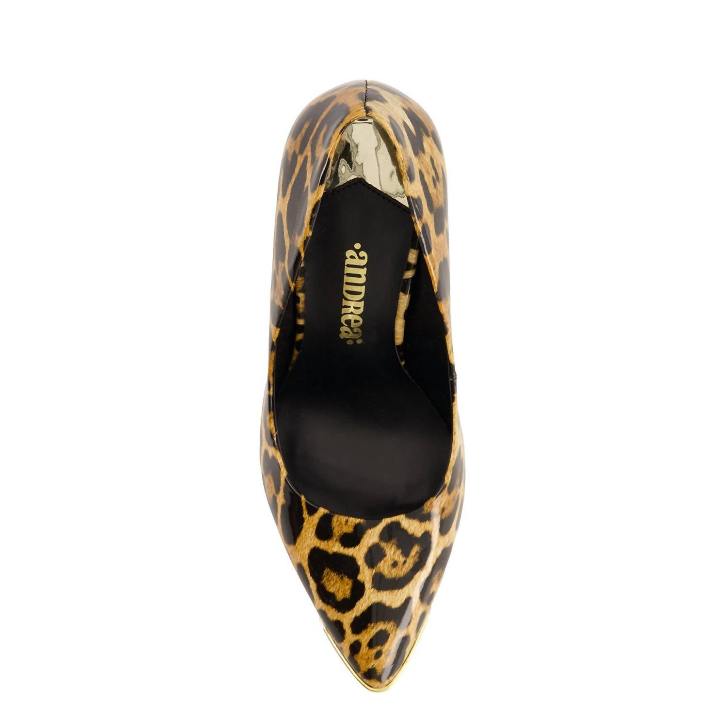 Andrea - Women's Animal Print Stiletto Pumps