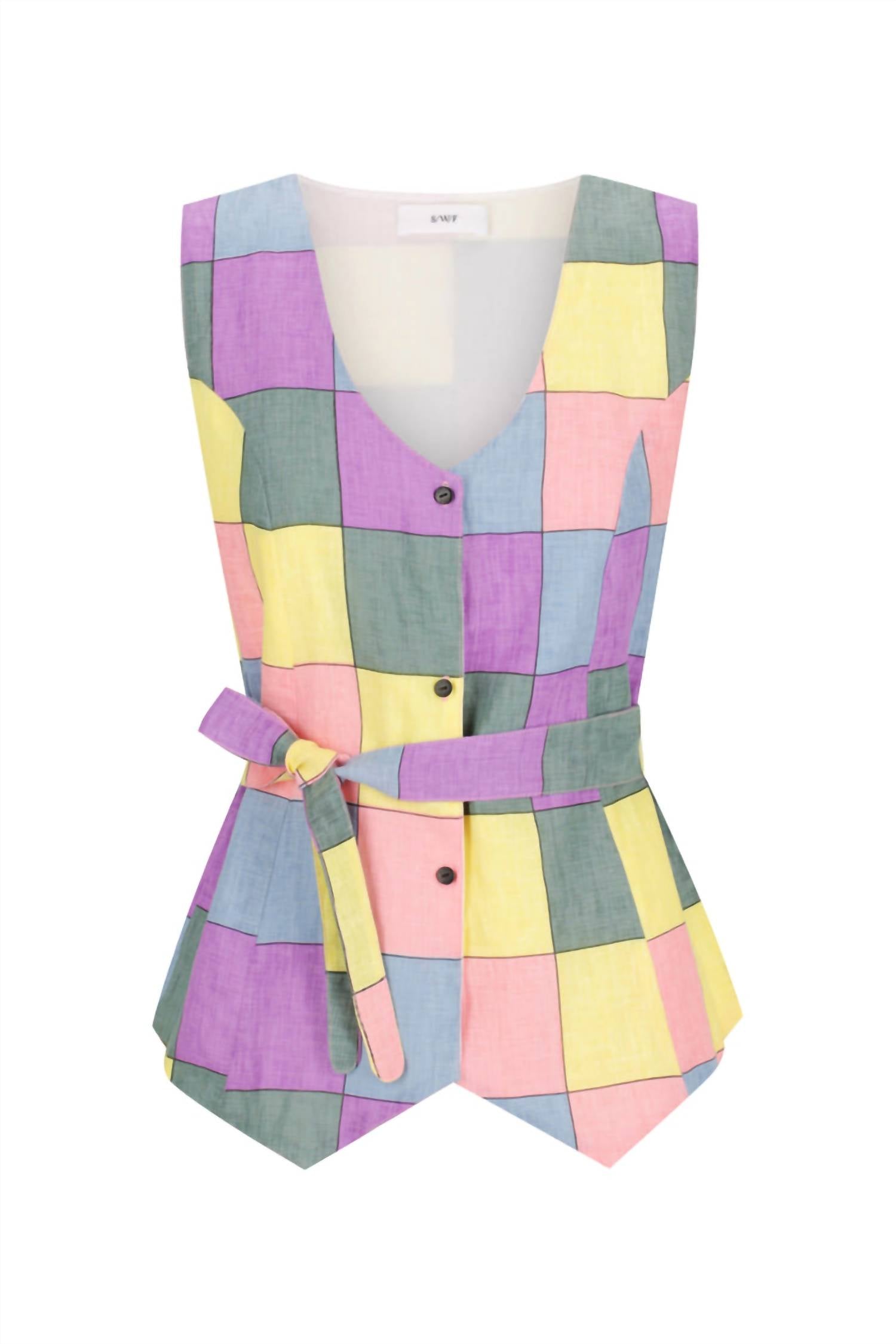 S/W/F - Belted Vest