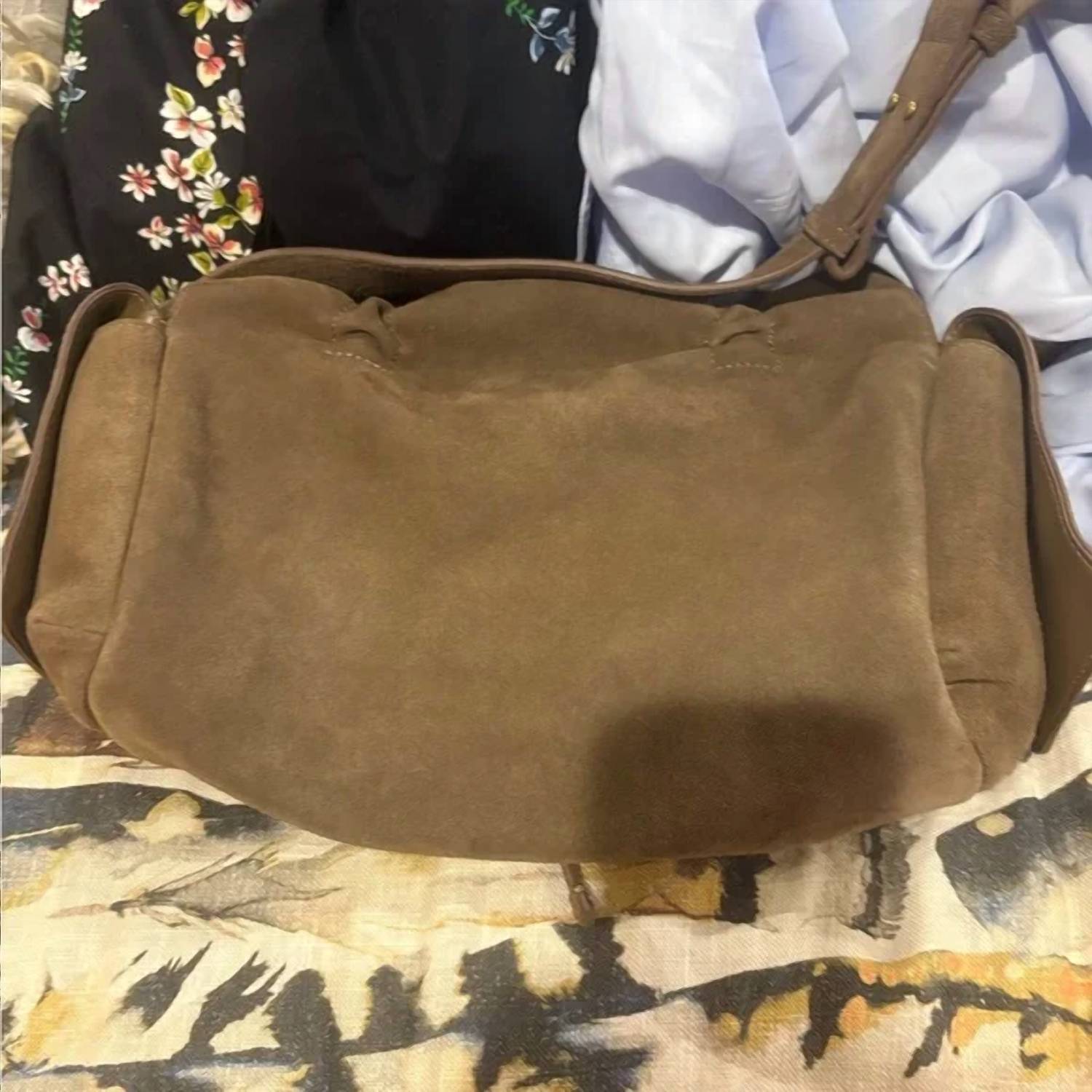 Dolce Vita Women's Hudson Handbag in olive suede - women's bag - view 4