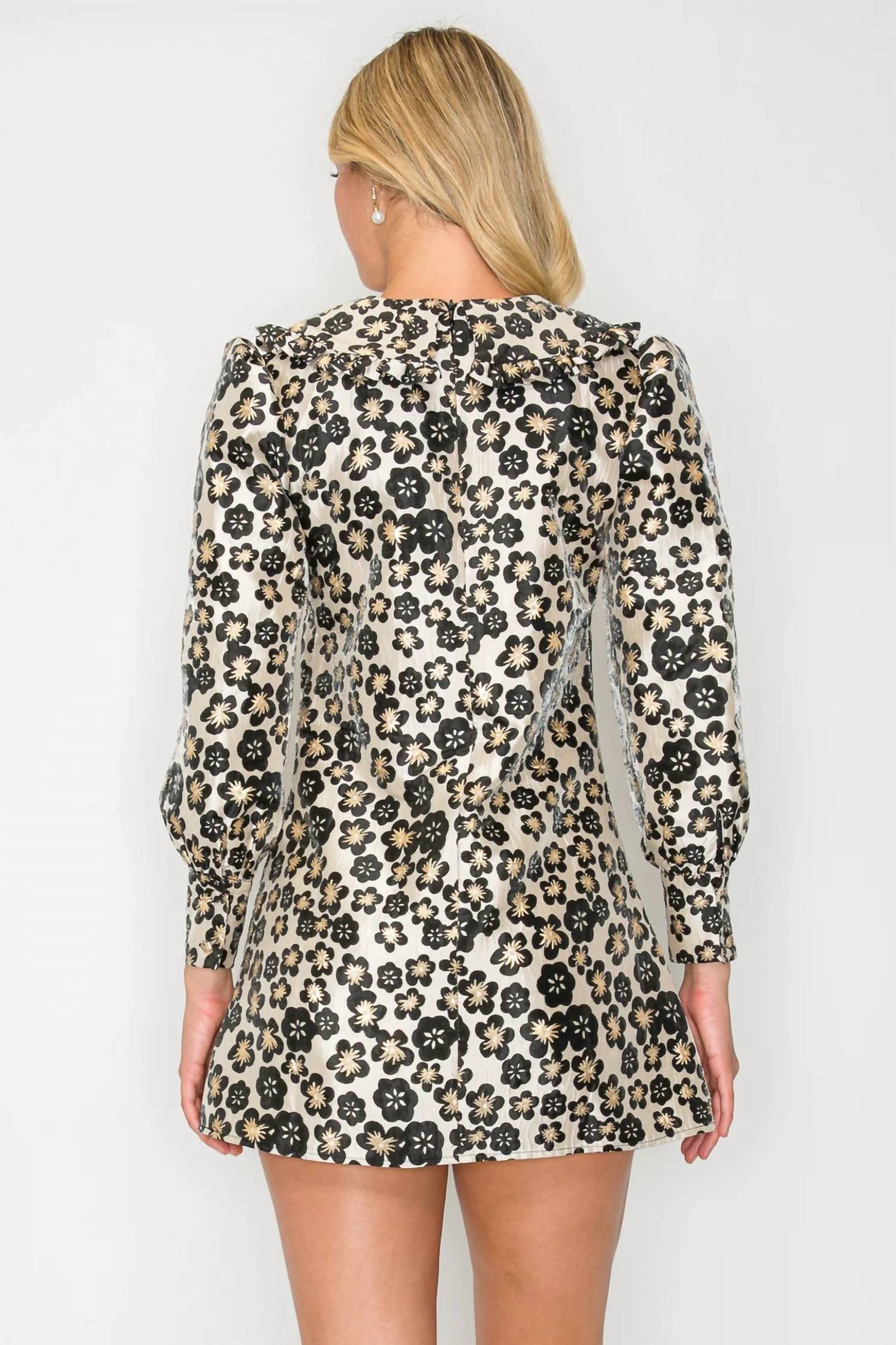 Meet Me In Santorini - Collared Mini Dress