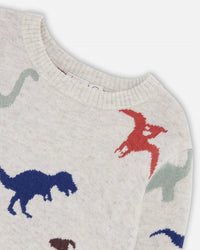 Deux Par Deux - Dinosaurs Sweater