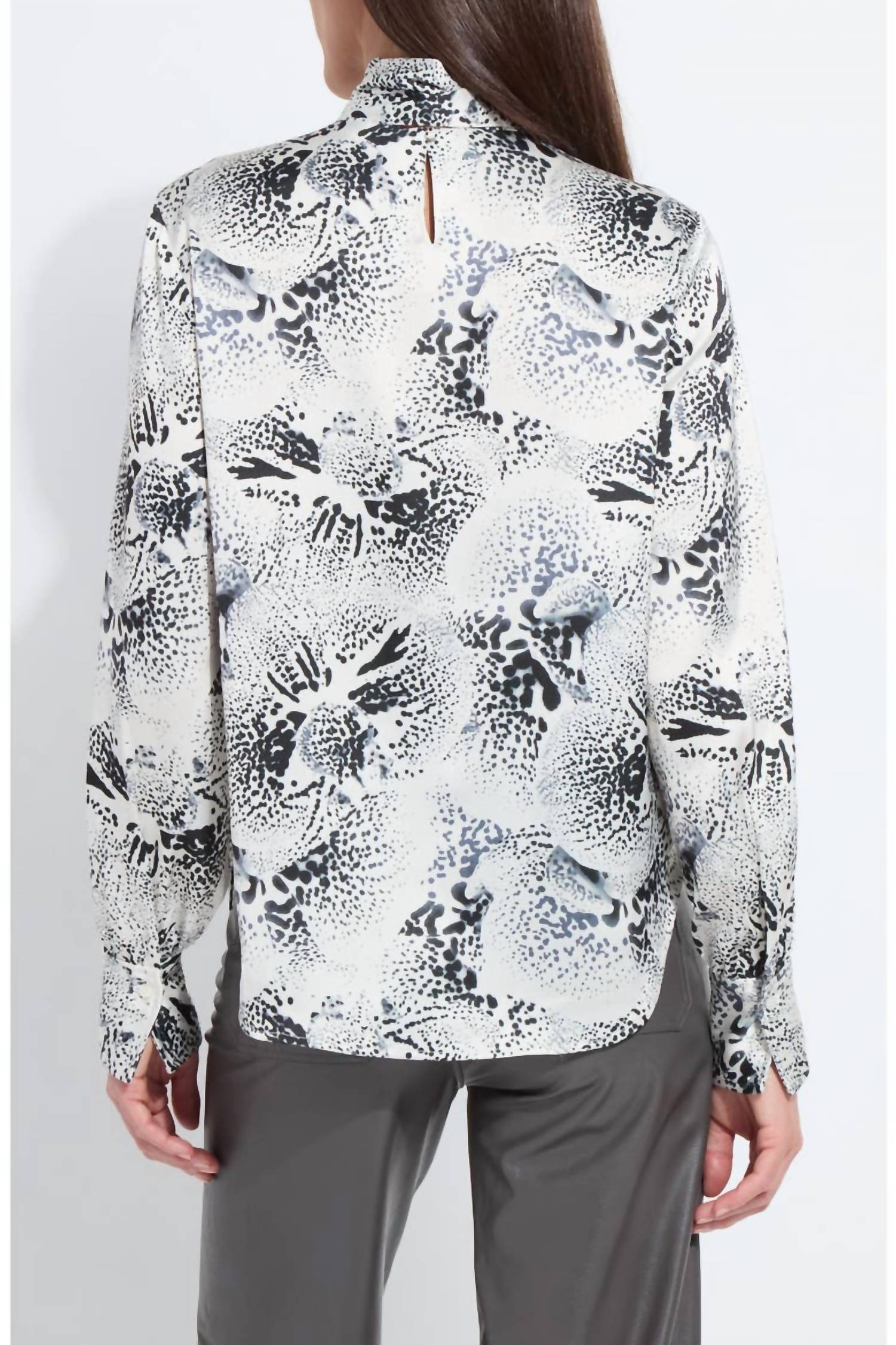 Lysse - Anaya Embellished Scarf Neck Blouse