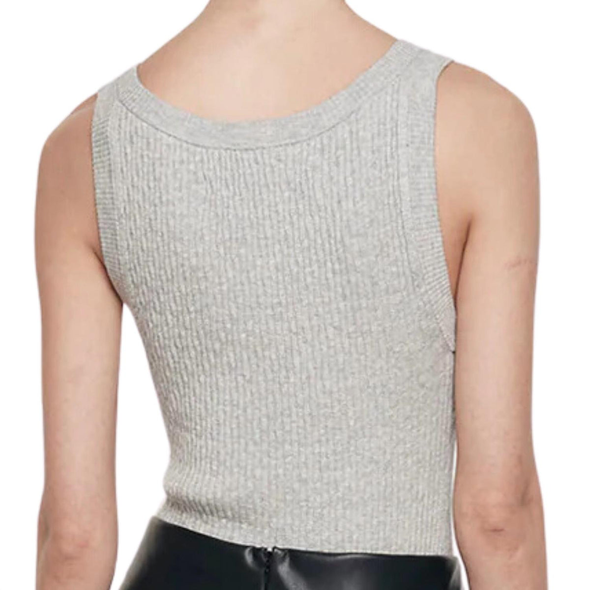 Enza Costa - Cashmere Cotton Pointelle Knit Tank