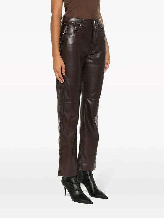 Nanushka - Vinni Straight-leg 5-pocket Pants