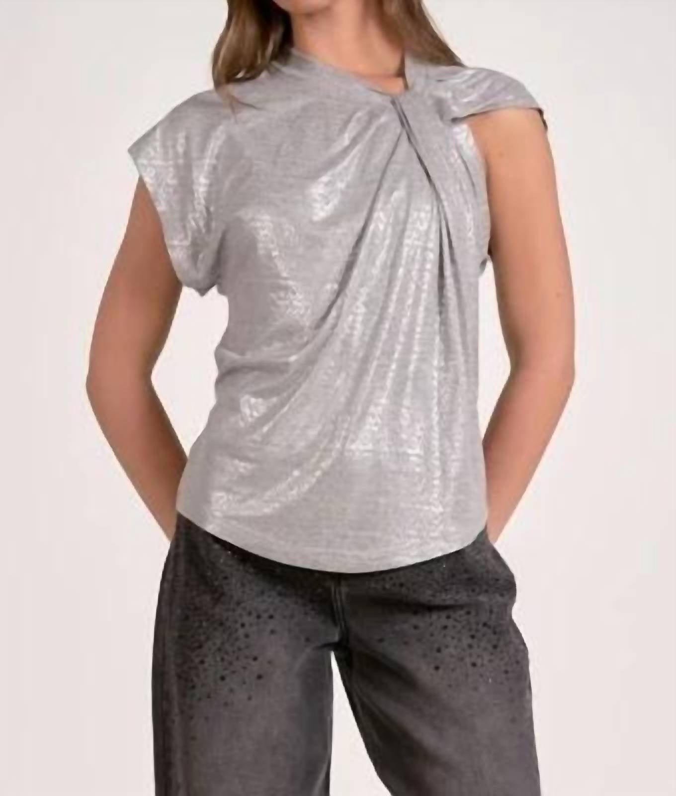 Elan - Celeste Shimmer Tee