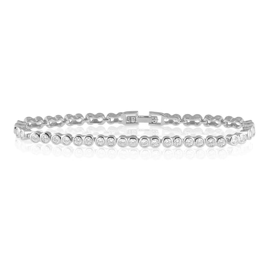 Sahira Jewelry Design - Women's Bezel Tennis Bracelet