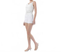 Lovervet - Super High Rise Frayed Denim Shorts