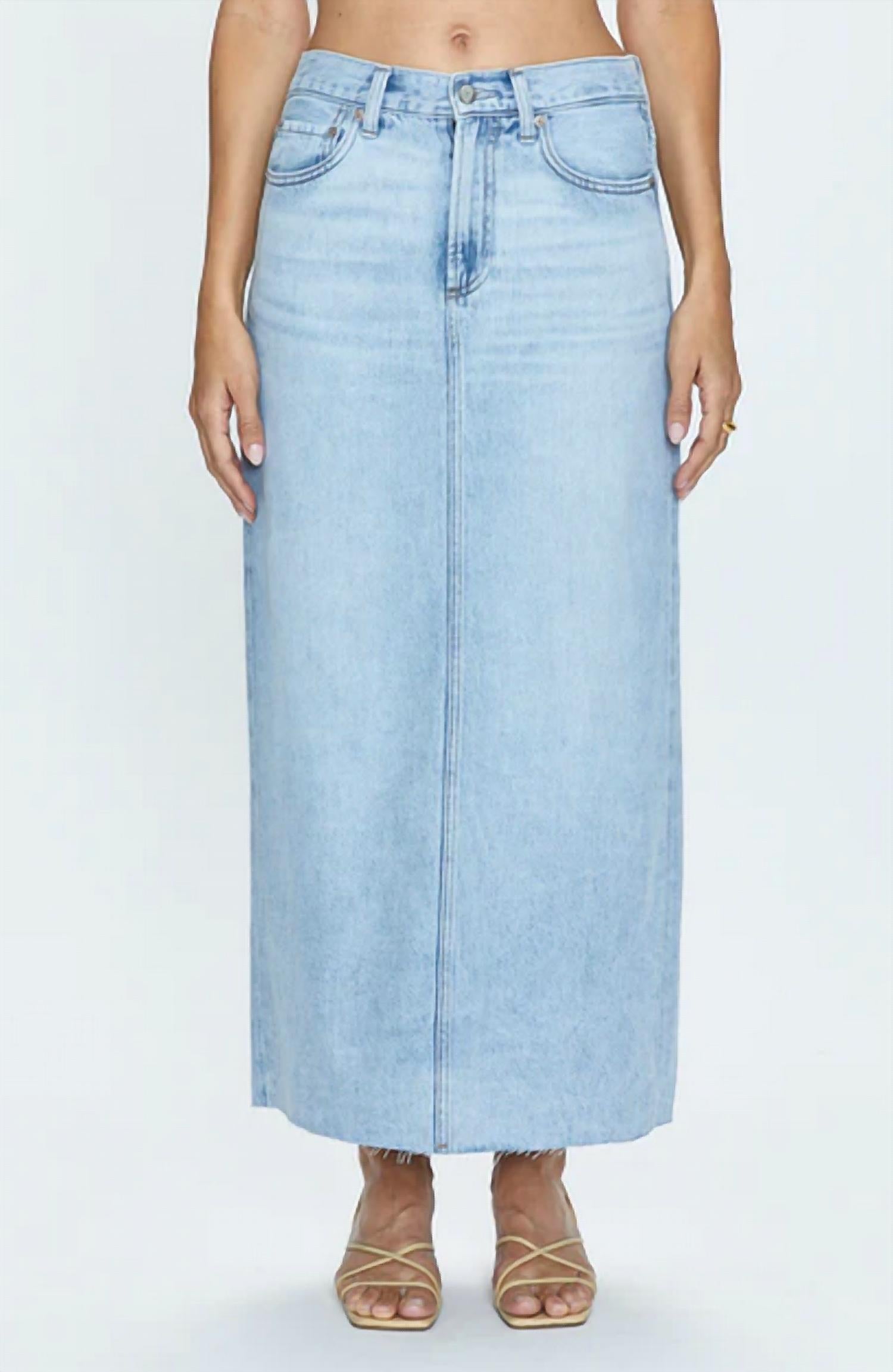 Pistola - Raye Denim Maxi Skirt