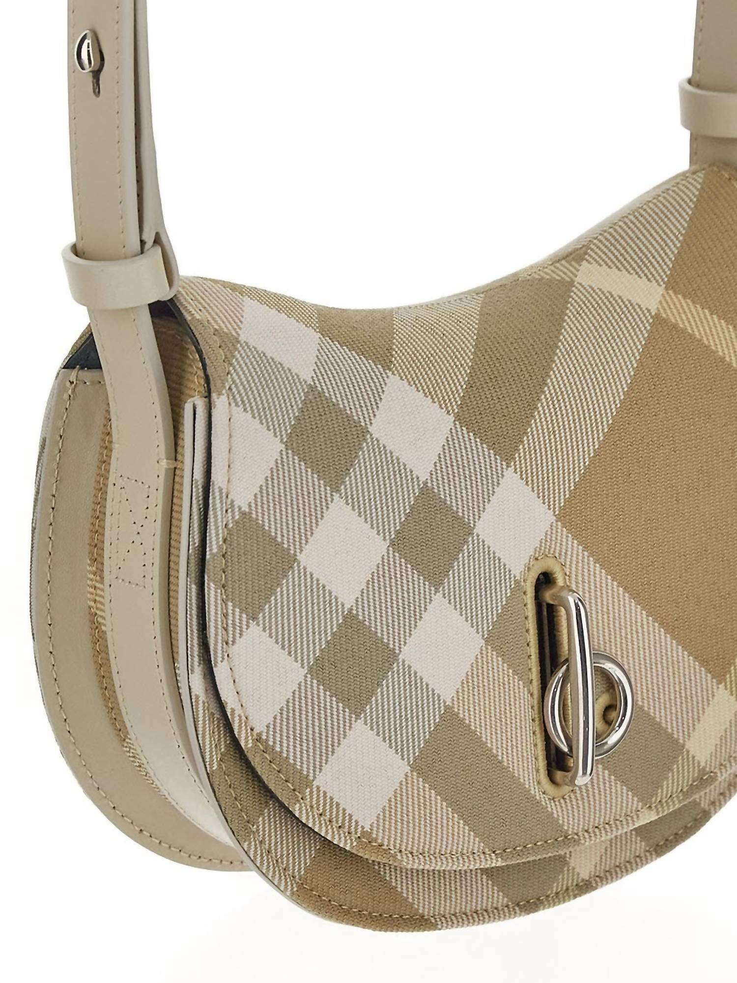 Burberry - Women's Mini Check Rocking Horse Crossbody Bag