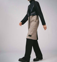 Marina Moscone - Women's Removable Funnel Collar Trench Coat