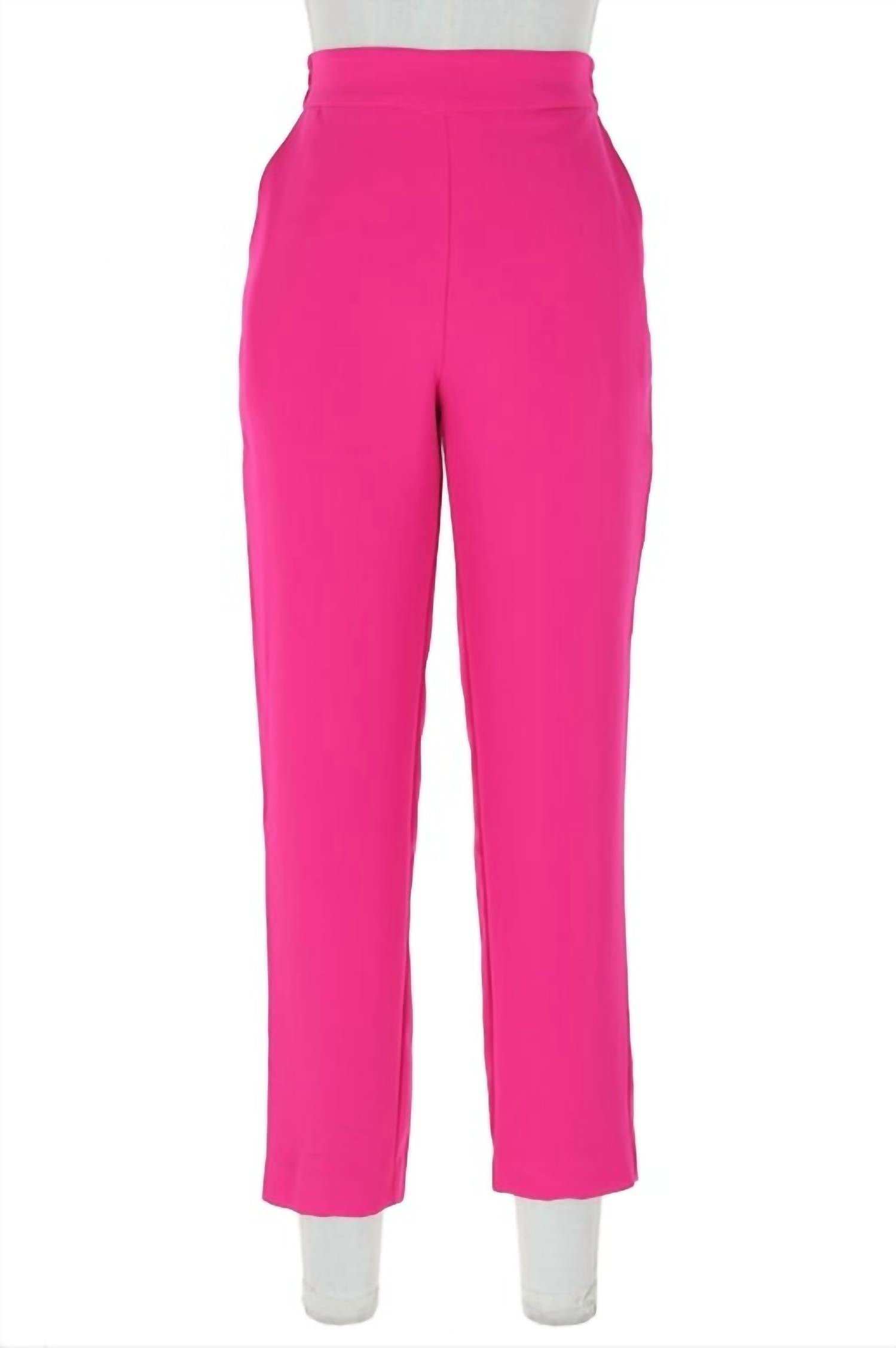 Skies Are Blue - Recycled Poly Tapred Pants With Waist Band