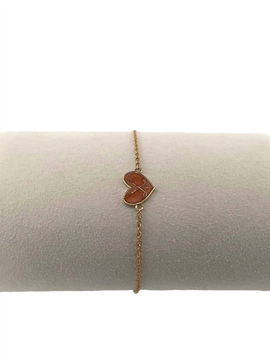 Love Love Tennis - Women's Golf Enamel Heart Bracelet