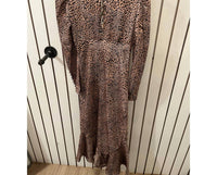 Wandering - Women's Leopard Print Dress