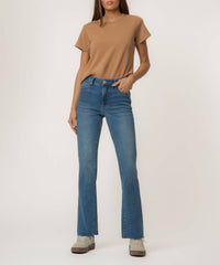 KUT FROM THE KLOTH Kelly High Rise Kick Flare Jeans in senses - women's jeans