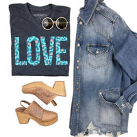 Oliver & Otis - Love Leopard Valentine’s Tee