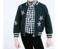 Little Who - Star Rhinestone Bomber Jacket
