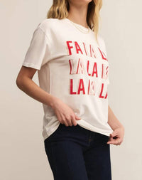 Z Supply - Falalalala Boyfriend Tee