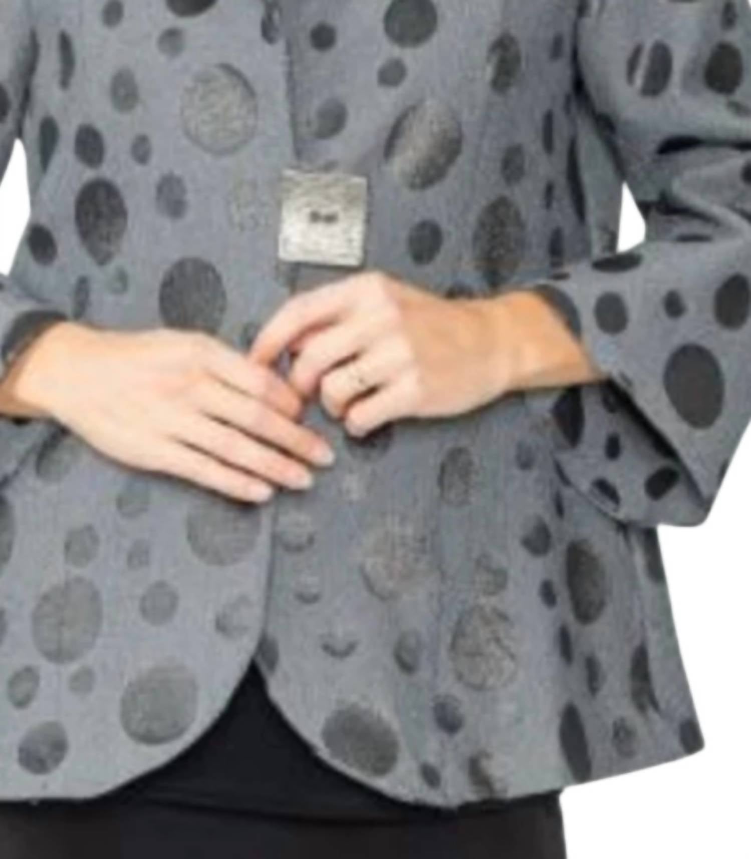 Ic Collection - 1 Button Jacket With Side Pocket