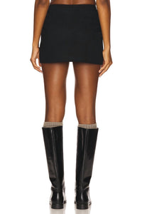 line and dot Eton Mini Skirt in black 1 - women's skirt - view 5