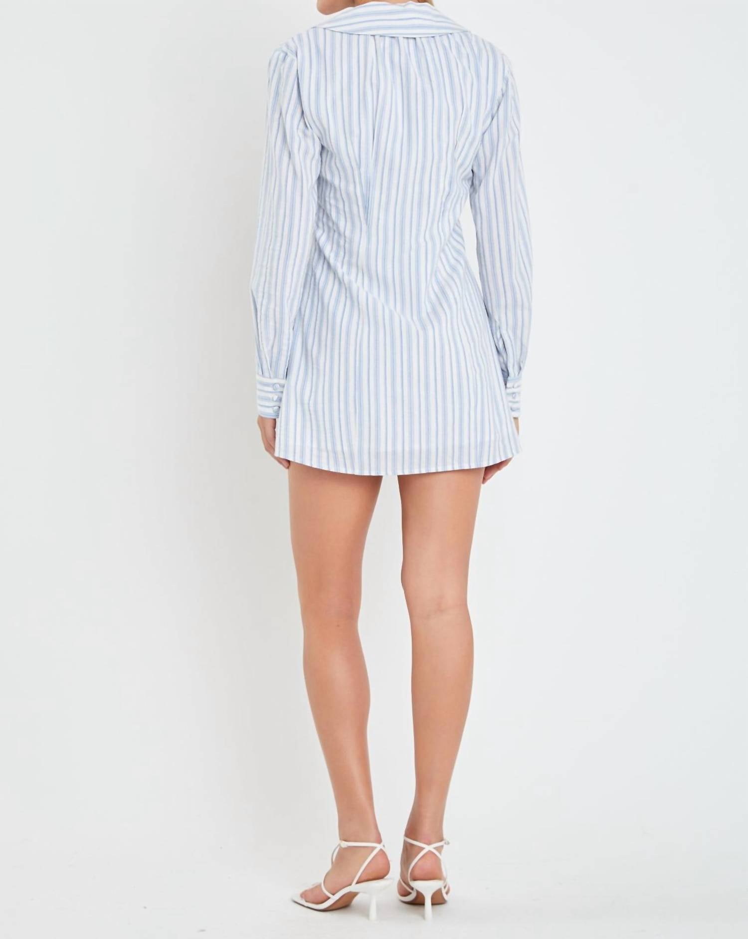 English Factory - Collar Shirt Mini Dress