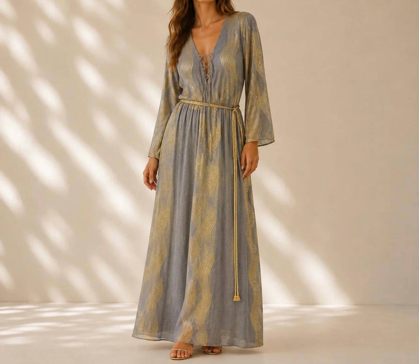 Mystery Resort - Helios Wave Maxi Dress