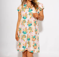 Ivy Jane Still Life Dress in beige - women's dress