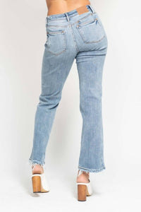 Judy Blue - Mid Rise Cell Phone Pocket Dad Jean