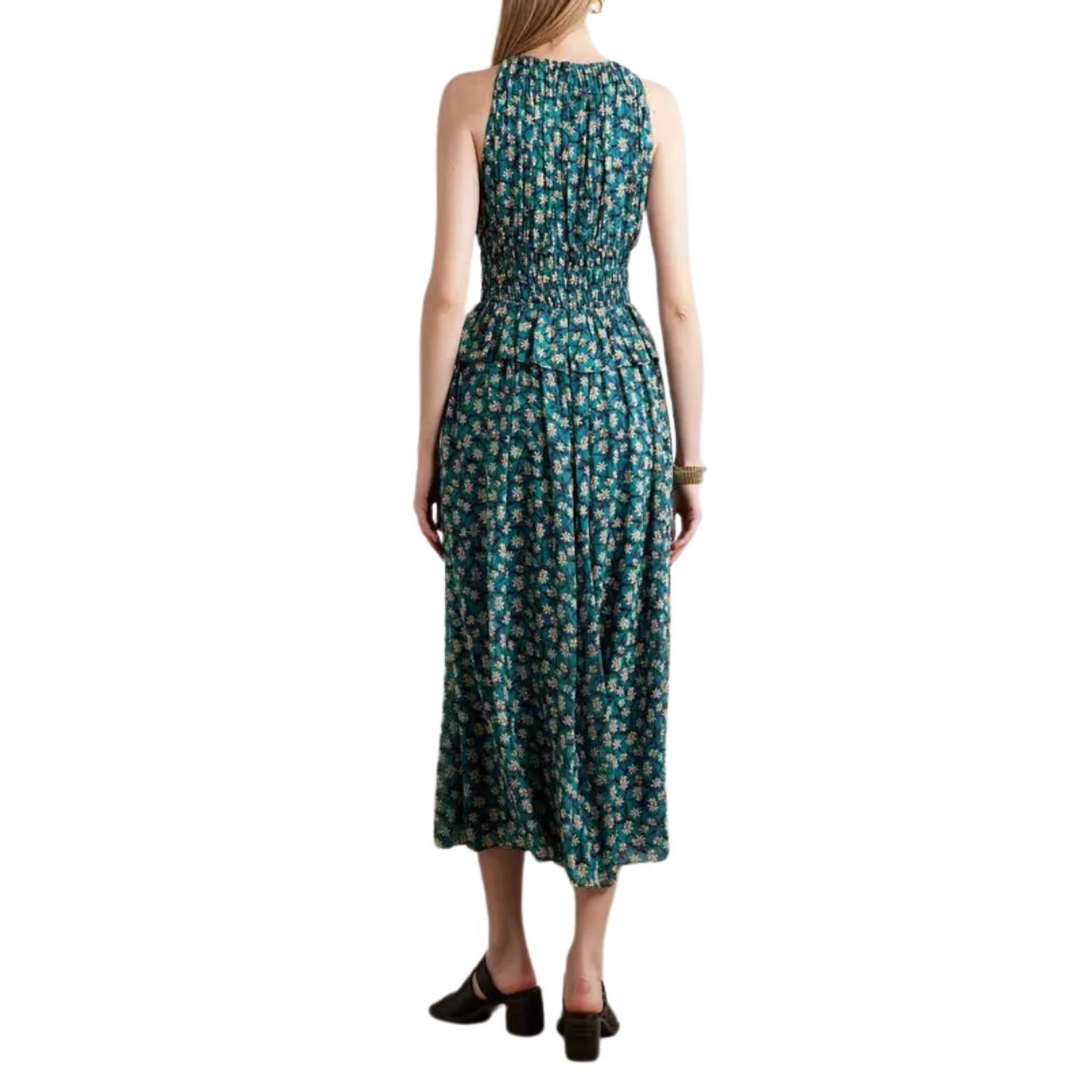 Ulla Johnson Women's Adeline Dress in clematis - women's dress - detail view