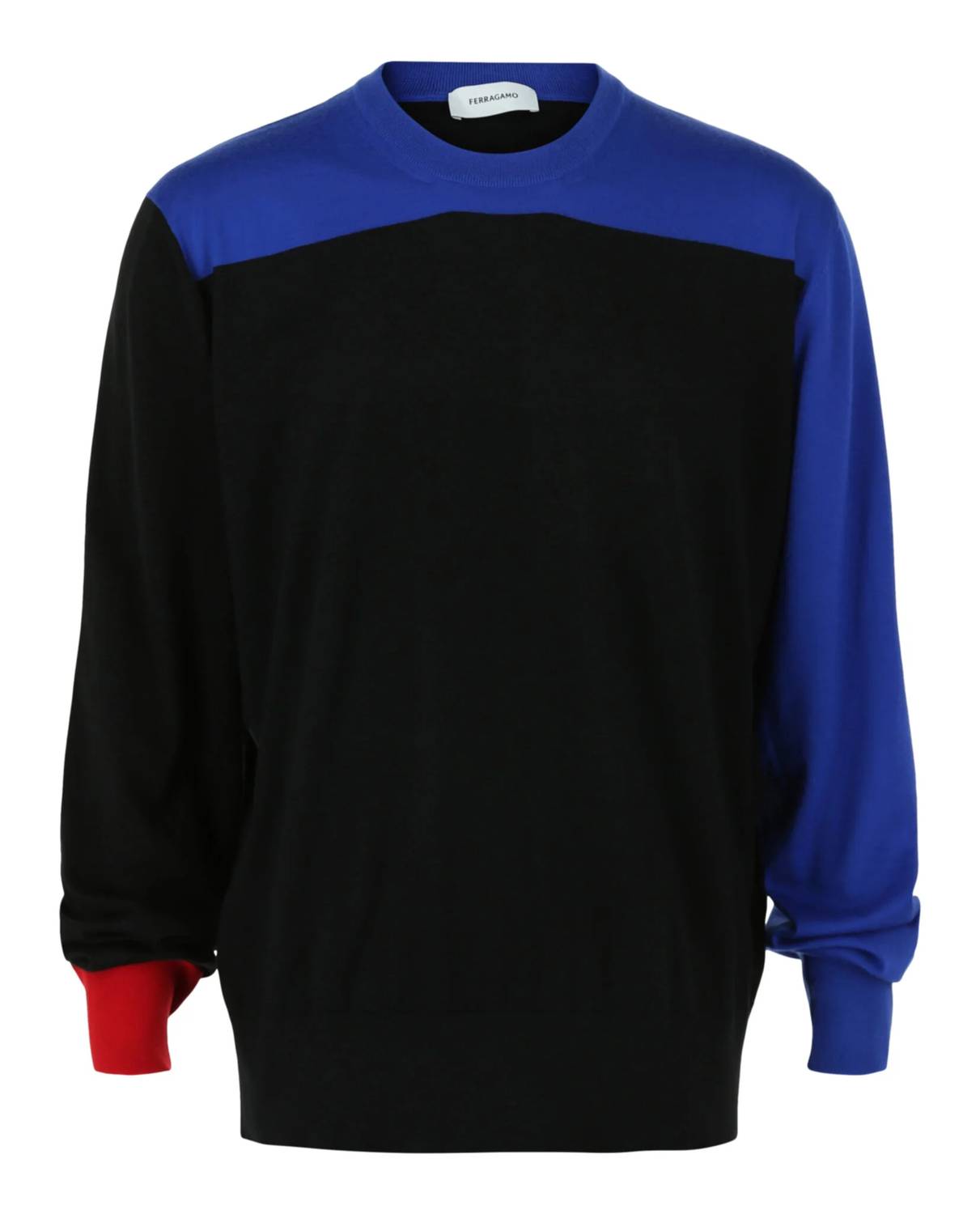 Salvatore Ferragamo - Men's Colorblock Cashmere Sweater