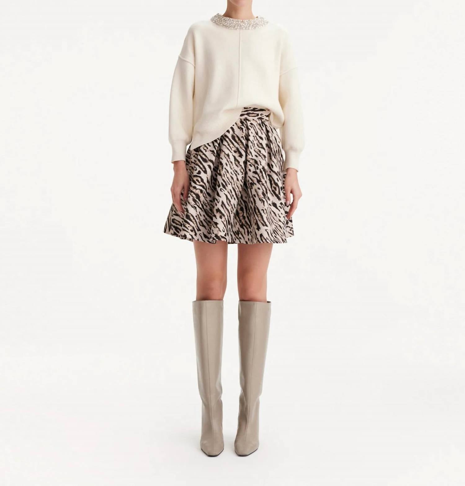 Theo The Label - Tyche Pleated Skirt