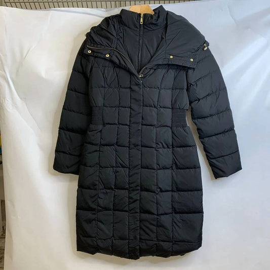 Cole Haan - Signature 40" Taffeta Full Zip Down Hooded Coat