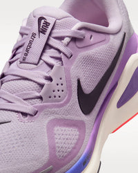 NIKE Women's Structure 26 Road Running Shoes in violet mist bright violet sapphire cave purple - women's shoe - view 7