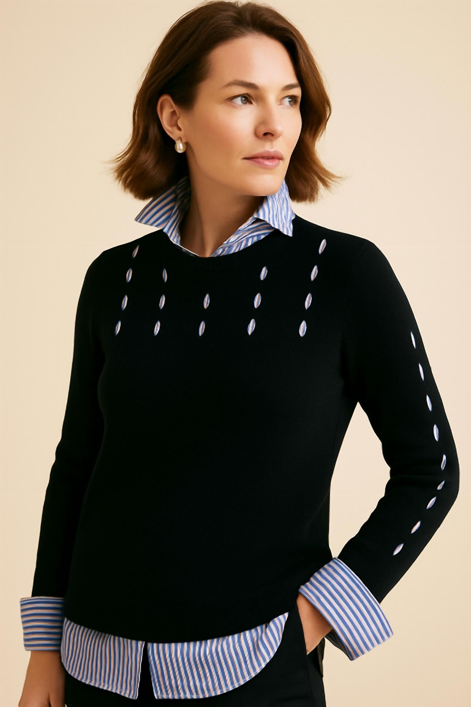 J'Envie/Eli - Caserta Cut-out Top