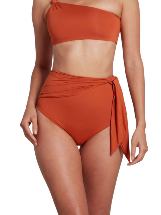 Sauipe - Elle High Waist Bikini Bottom with Sash