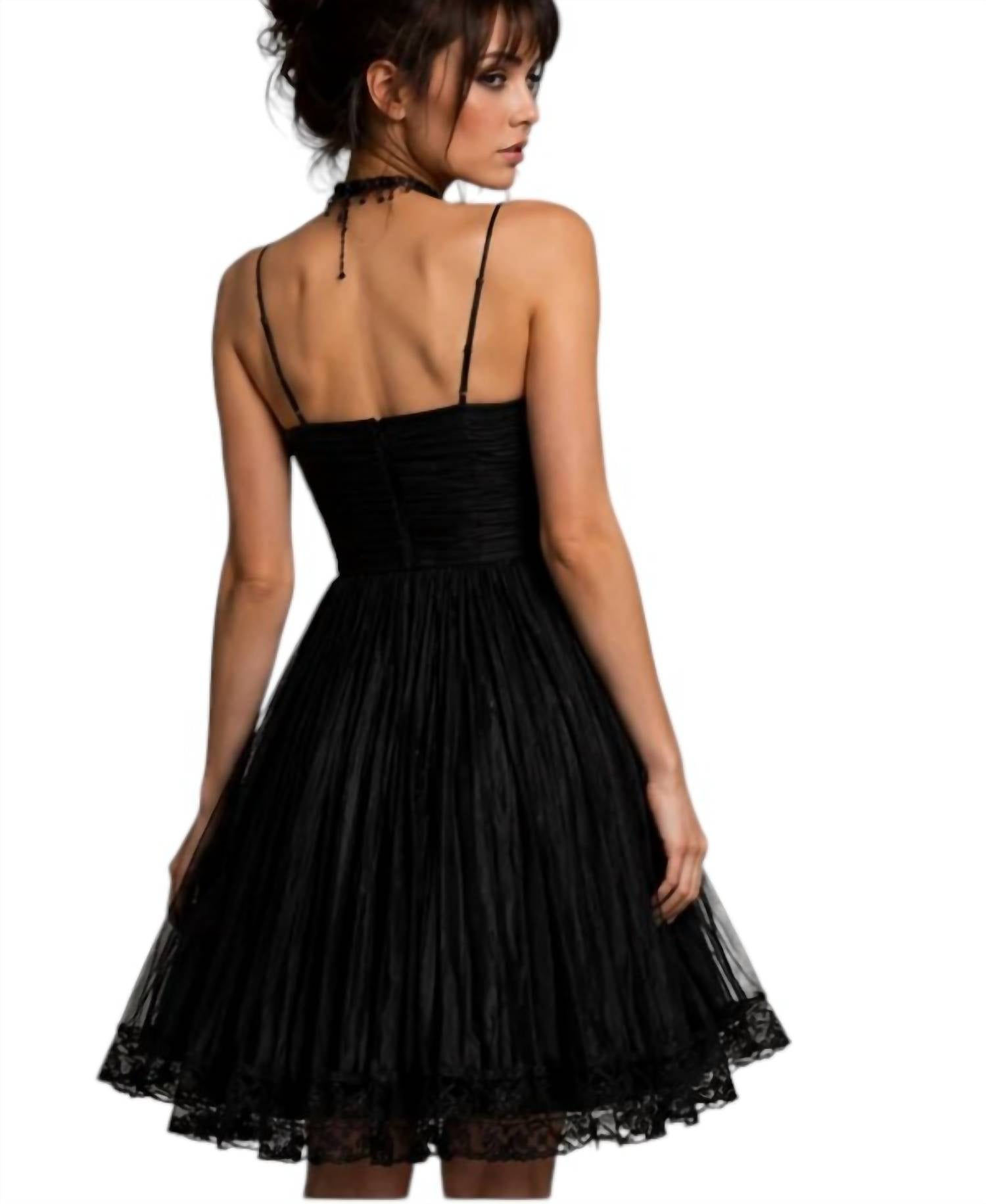 Betsey Johnson - Vintage Y2k Evening Pleated Party Dress