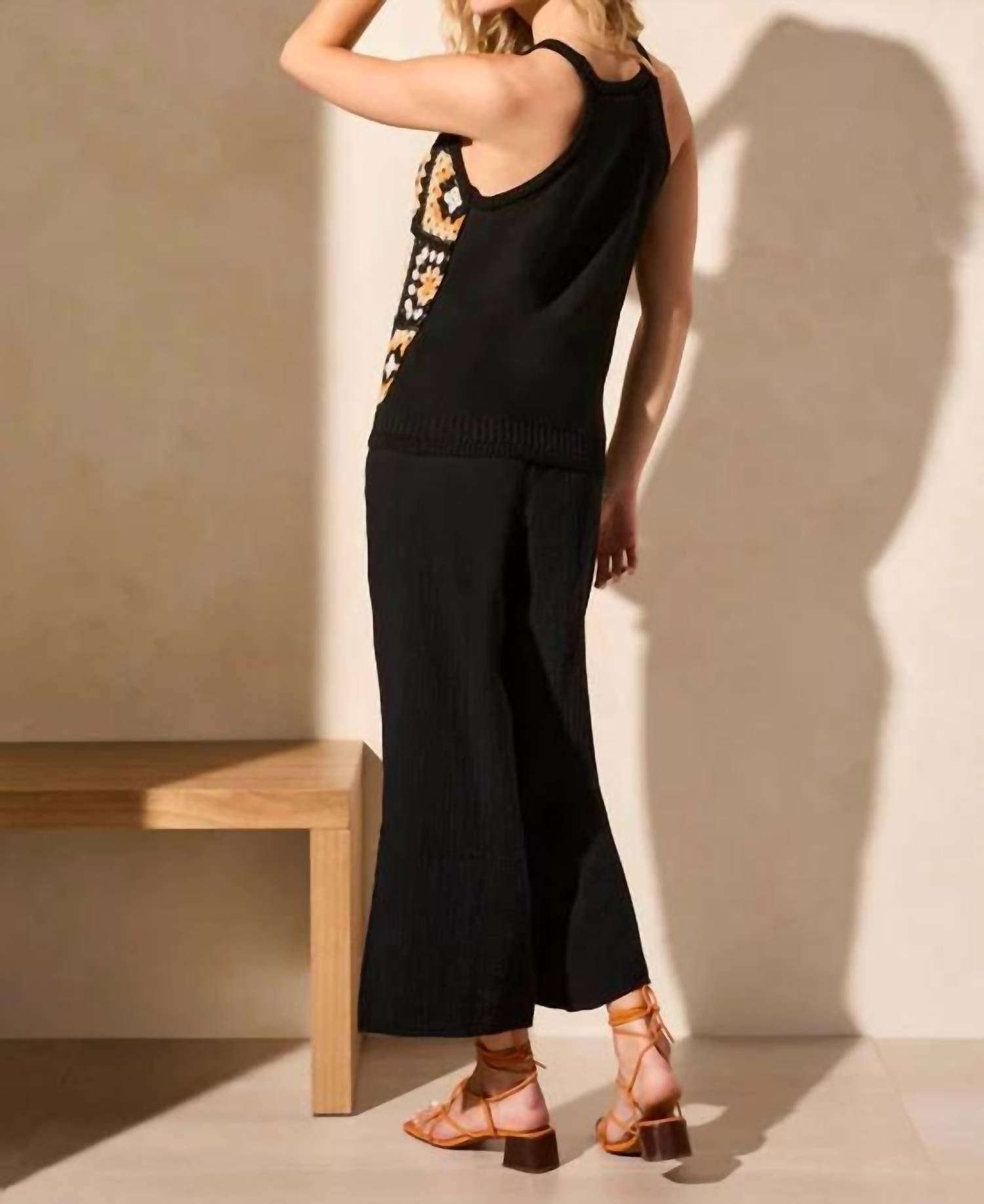 Tribal - Crochet Halter Sweater Tank