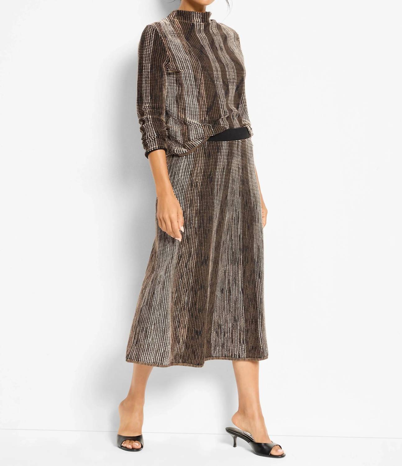 Nic + Zoe - Ombre Pixel Knit Sweater