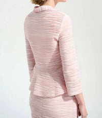 Joseph Ribkoff - Textured Peplum Twin Set Top