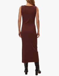Michael Stars - Reign Knife Neck Midi Pleated Dress