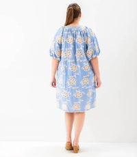 Karen Kane - Puff Sleeve Tassel Dress - Plus Size