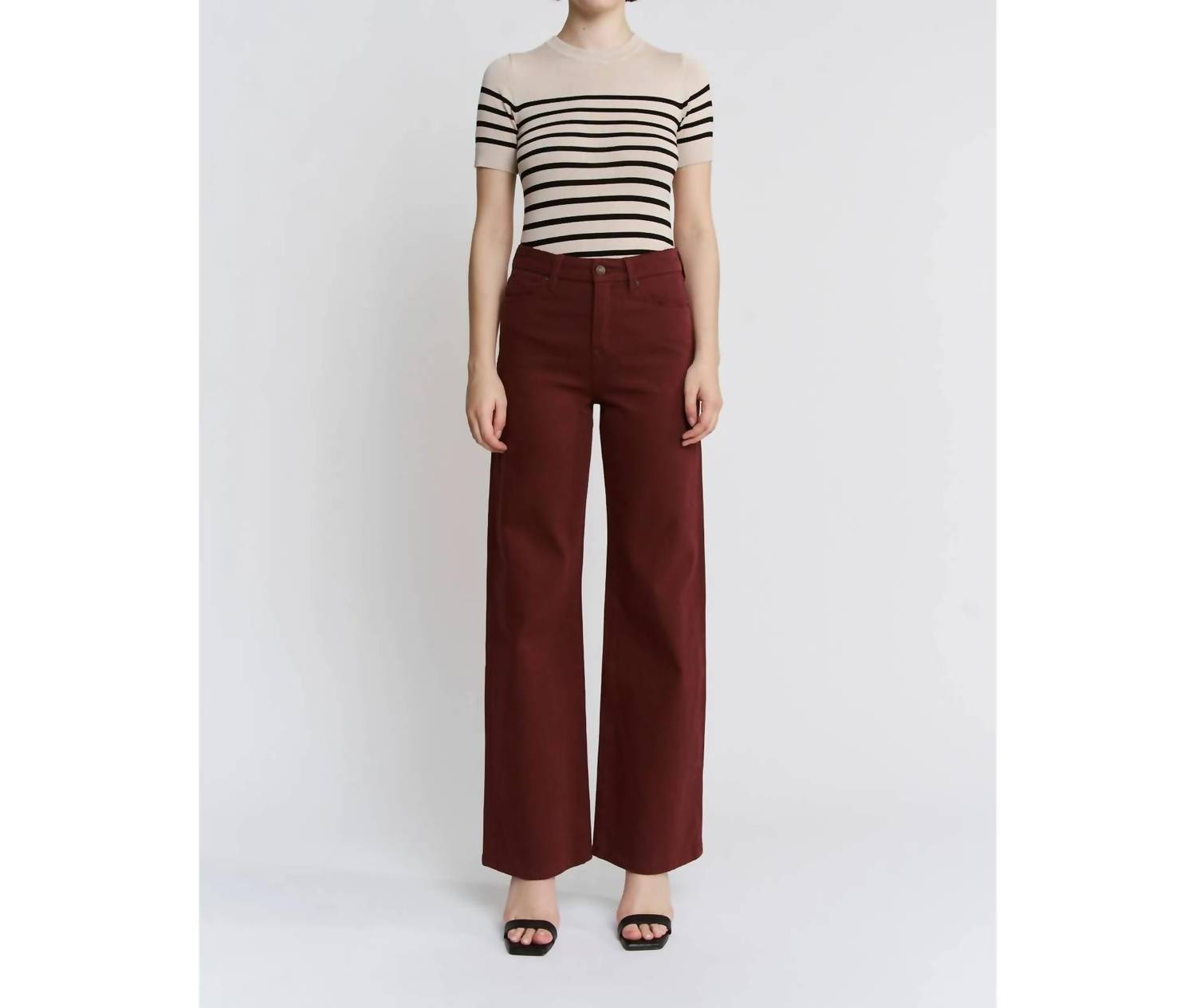 Mica Denim - High Rise Wide Leg Jeans
