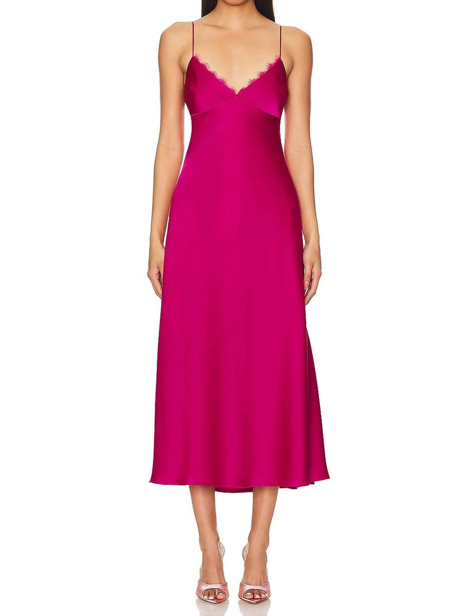 Katie May - Jessica Midi With Lace Dress