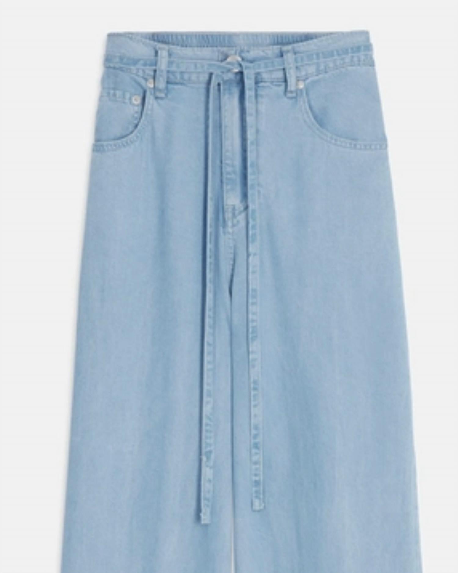 Suncoo - Women's Wide-leg Fluid Jeans