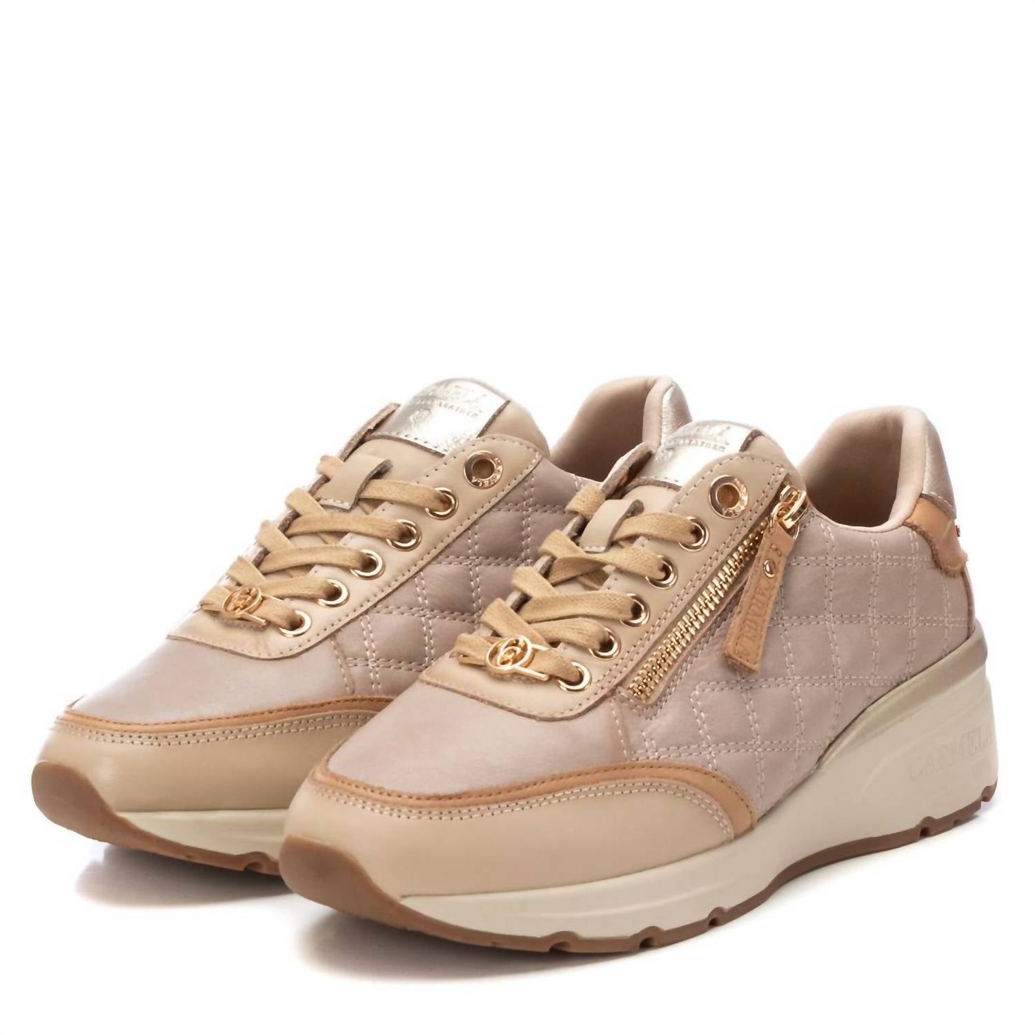 Xti - Women's Leather Trainer Sneakers