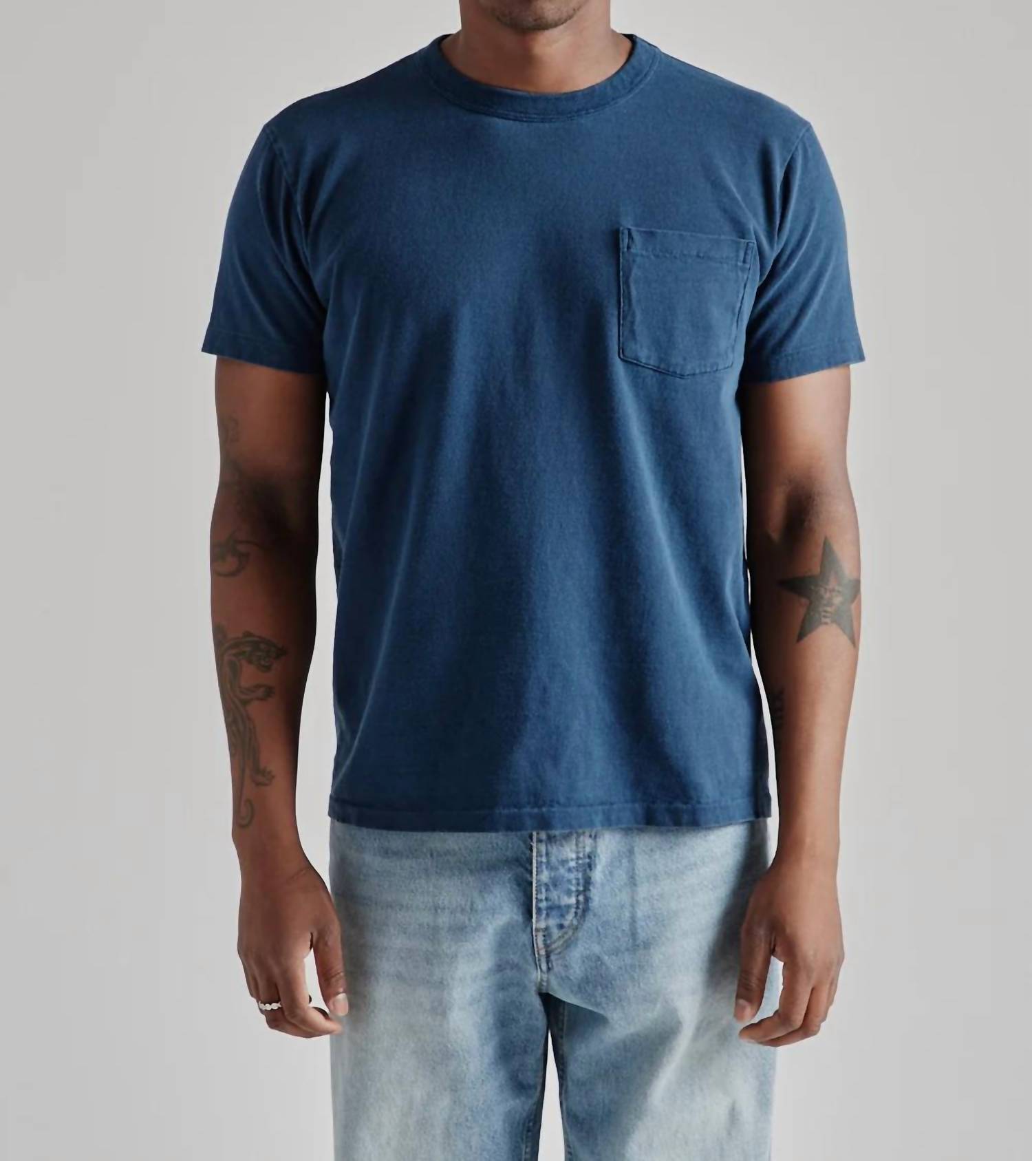 Velva Sheen - Pigment Dyed Crew Pocket Tee